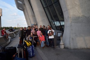 The gang at Dulles