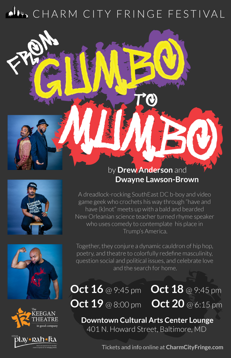 From Gumbo to Mumbo at Charm City Fringe Festival