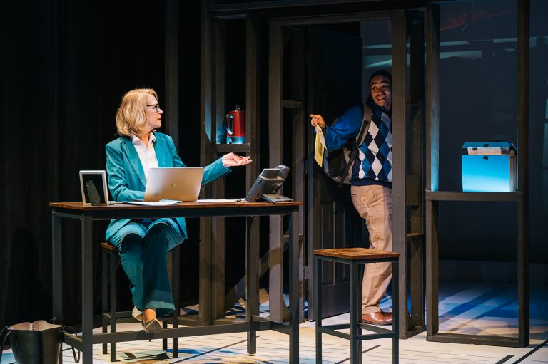 THE LIFESPAN OF A FACT by Jeremy Kareken, David Murrell, & Gordon Farrell. Photo: Cameron Whitman