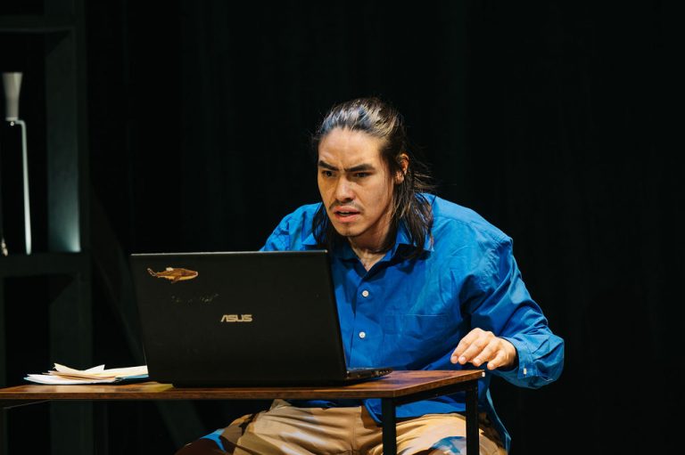 THE LIFESPAN OF A FACT by Jeremy Kareken, David Murrell, & Gordon Farrell. Photo: Cameron Whitman