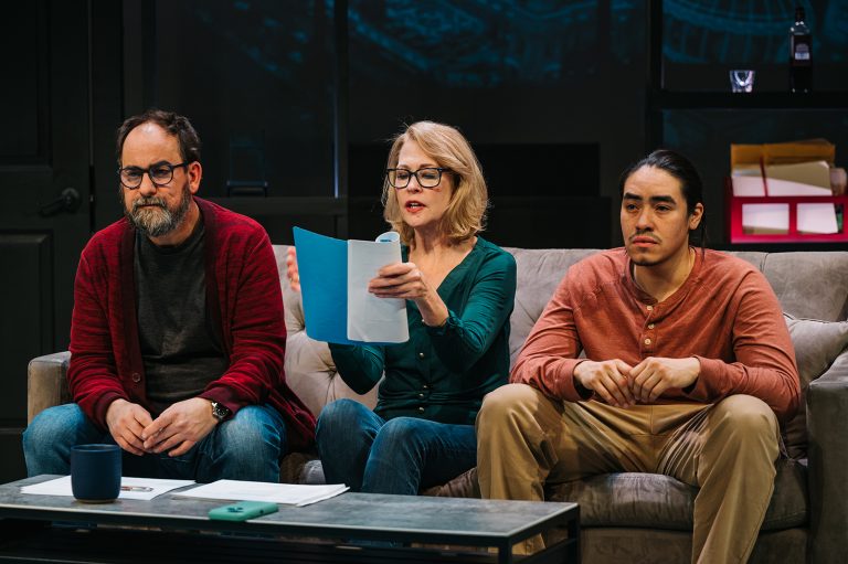 THE LIFESPAN OF A FACT by Jeremy Kareken, David Murrell, & Gordon Farrell. Photo: Cameron Whitman