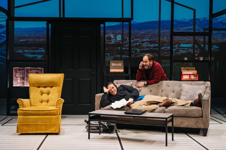 THE LIFESPAN OF A FACT by Jeremy Kareken, David Murrell, & Gordon Farrell. Photo: Cameron Whitman
