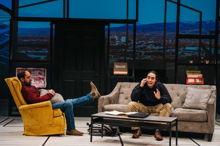 THE LIFESPAN OF A FACT by Jeremy Kareken, David Murrell, & Gordon Farrell. Photo: Cameron Whitman