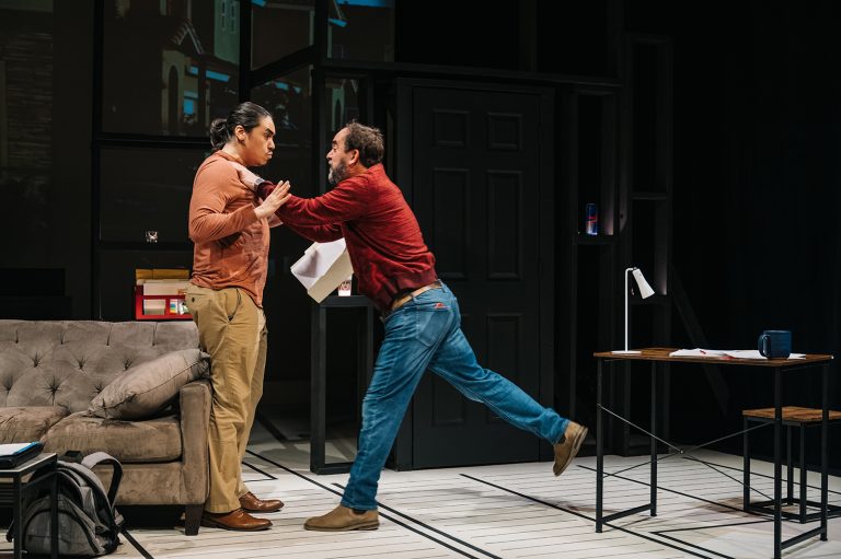 THE LIFESPAN OF A FACT by Jeremy Kareken, David Murrell, & Gordon Farrell. Photo: Cameron Whitman