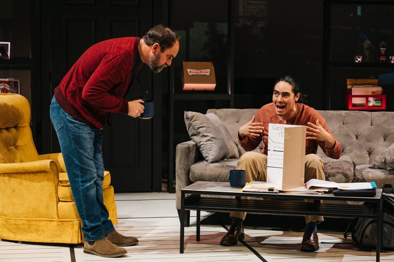 THE LIFESPAN OF A FACT by Jeremy Kareken, David Murrell, & Gordon Farrell. Photo: Cameron Whitman